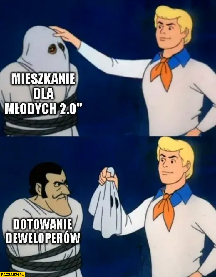 Mieszkanie dla młodych 2.0 dotowanie deweloperów Scooby-doo