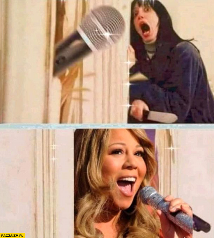 Mikrofon Mariah Carey lot nad kukułczym gniazdem