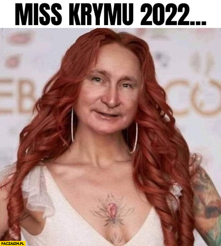 Miss Krymu 2022 Putin przeróbka