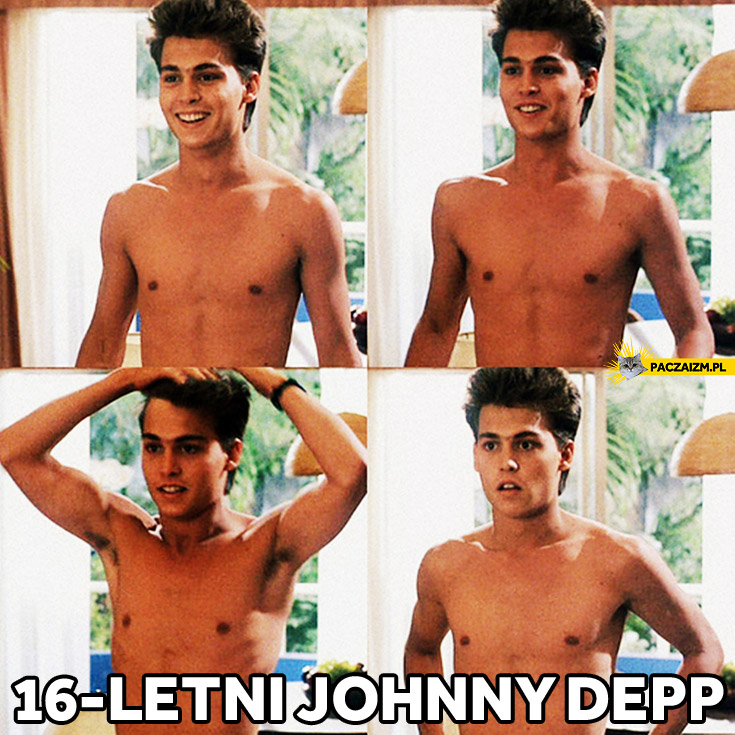 Młody Johnny Depp
