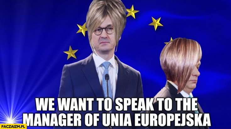 Morawiecki chcę rozmawiać z managerem Unii Europejskiej przeróbka