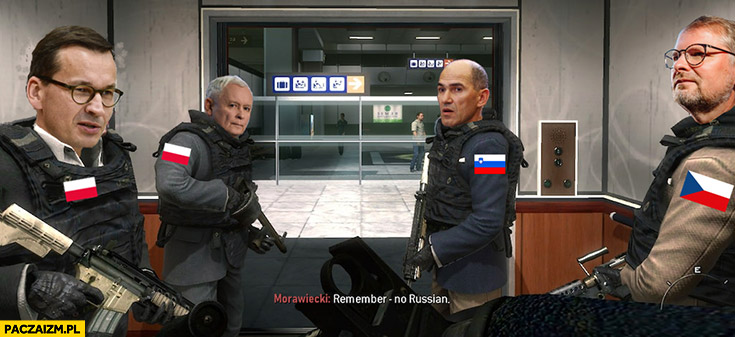 Morawiecki remember no russian Call of Duty Kijów przeróbka
