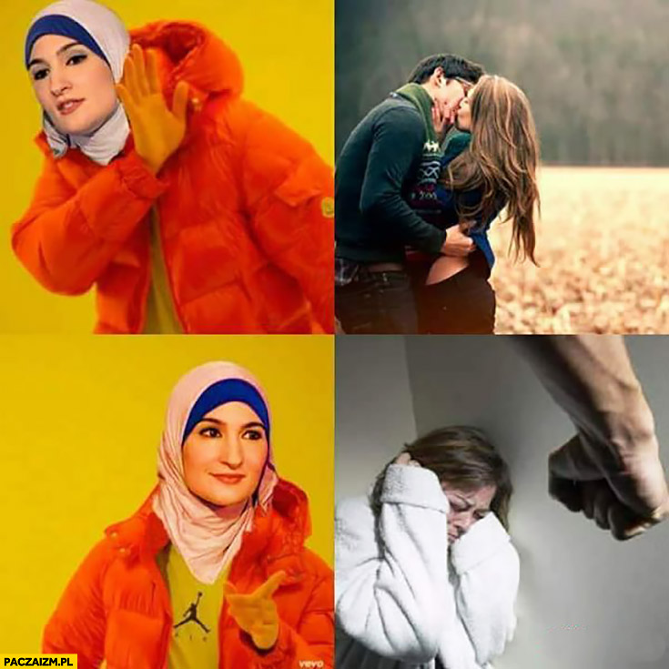 Muzułmanka nie chce romantycznego związku, chce żeby facet ją tłukł bił