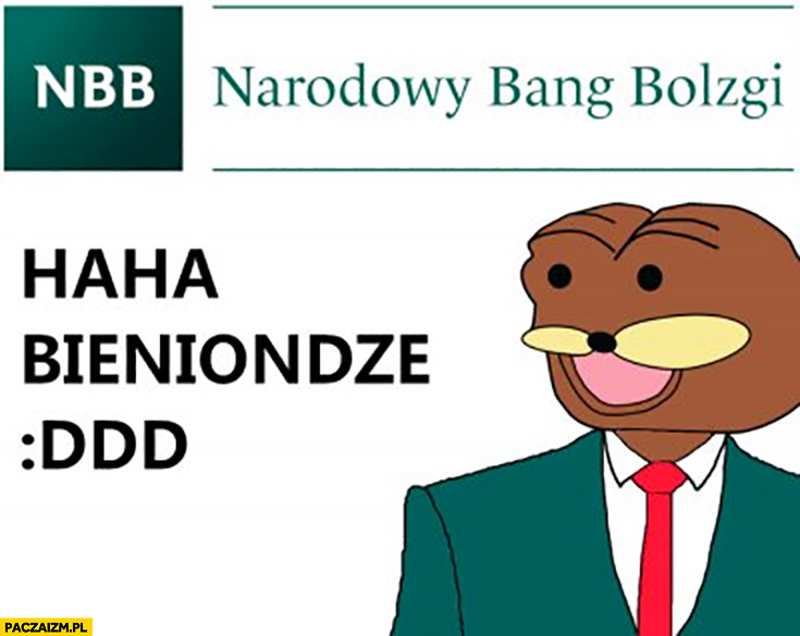 Narodowy Bang Bolzgi haha bieniondze gondola NBB NBP narodowy bank polski