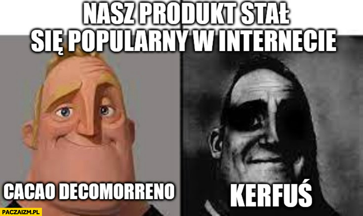 Nasz produkt stał się popularny w internecie cacao decomorreno vs Kerfus