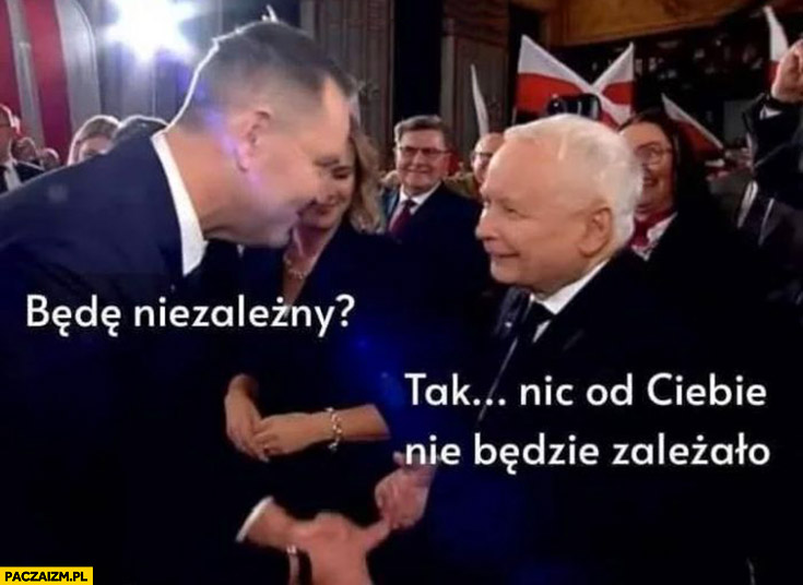 Nawrocki będę niezależny? Kaczyński: tak, nic od ciebie nie będzie zależało