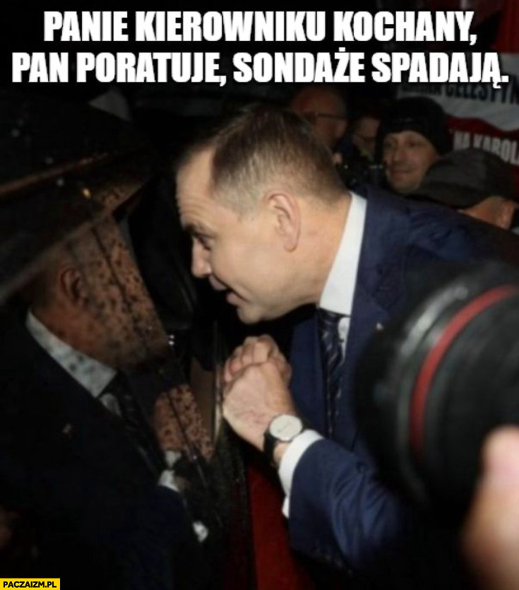 Nawrocki panie kierowniku kochany pan poratuje sondaże spadają