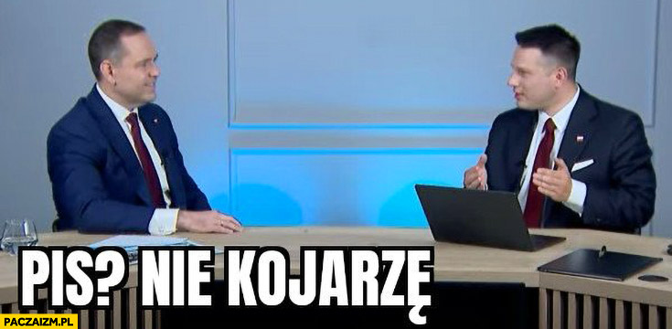 Nawrocki u Mentzena: PiS? Nie kojarzę