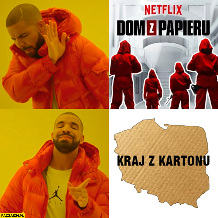 Netflix dom z papieru, Polska kraj z kartonu