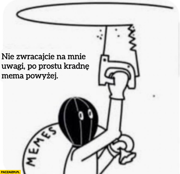 Nie zwracajcie na mnie uwagi po prostu kradnę mema powyżej