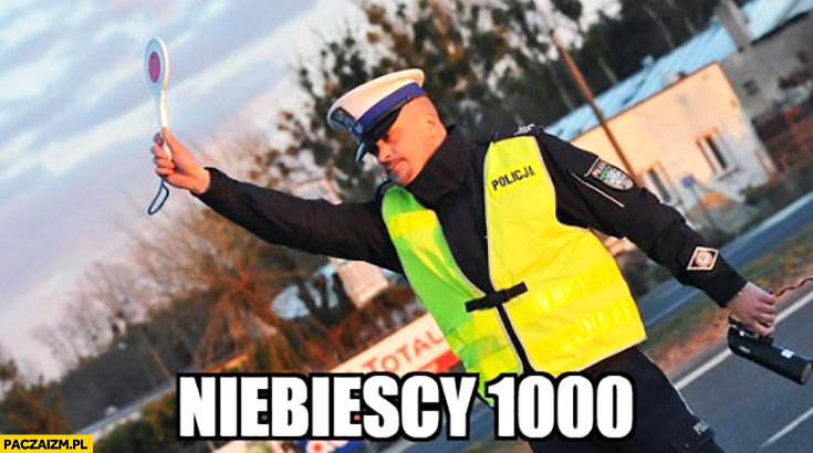 Niebiescy 1000 policjant teleturniej