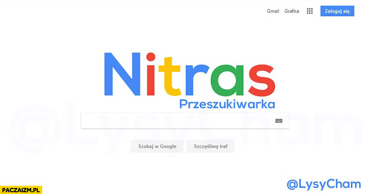 Nitras przeszukiwarka Google przeróbka