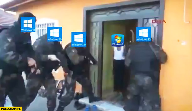 Obowiązkowa aktualizacja Windows 10 jak policja antyterroryści