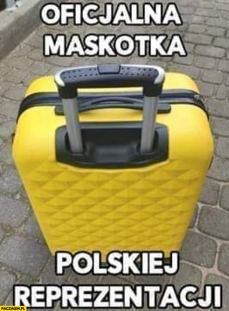 Oficjalna maskotka polskiej reprezentacji walizka torba podróżna