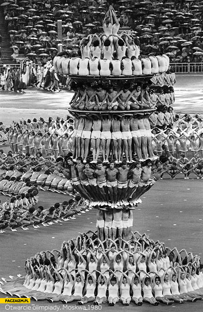 Otwarcie olimpiady w Moskwie 1980