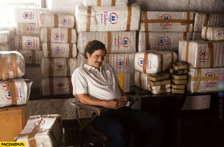 Pablo Escobar cukier zamiast kokainy przeróbka