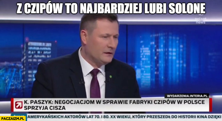 Paszyk z czipów to najbardziej lubię solone