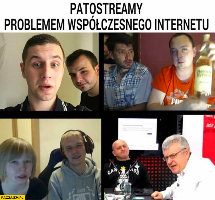 Patostreamy problem współczesnego internetu Marian Kowalski Paweł Chojecki