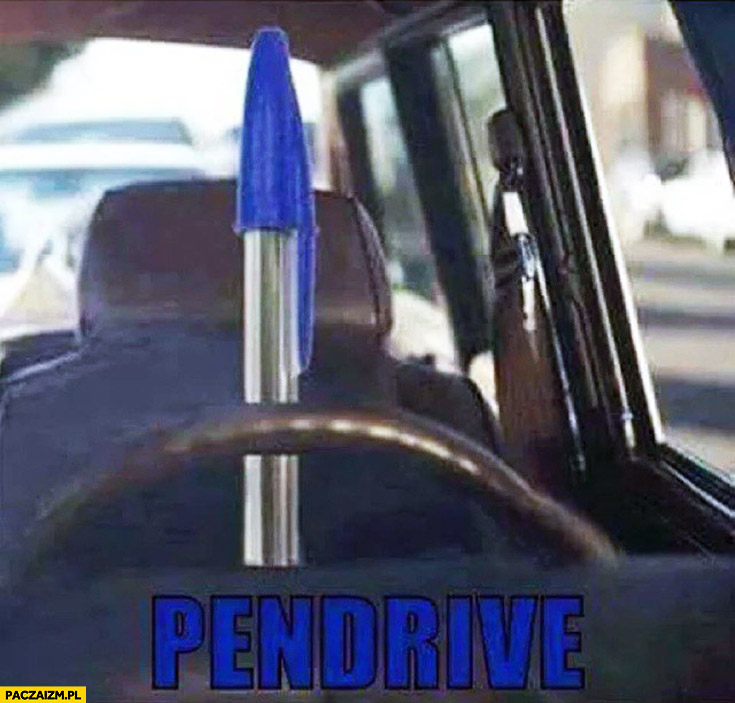Pendrive długopis kierowca