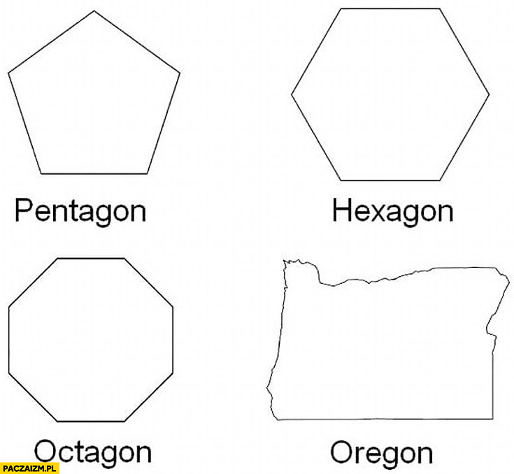 Pentagon hexagon octagon oregon