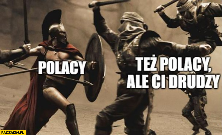 Polacy vs też Polacy ale ci drudzy walka walczą