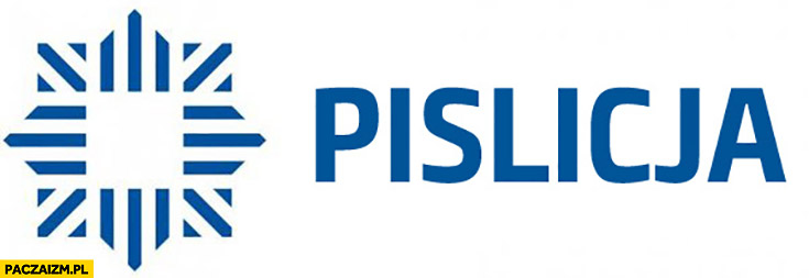 Policja logo przeróbka pislicja PiS