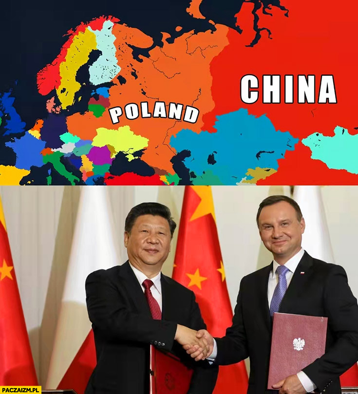 Polska Chiny granica sojusz porozumienie Xi Jinping Andrzej Duda