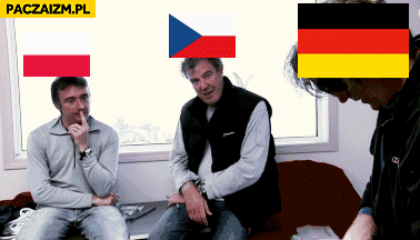 Polska Czechy Niemcy Top Gear James May fail z shotgunem imigranci animacja