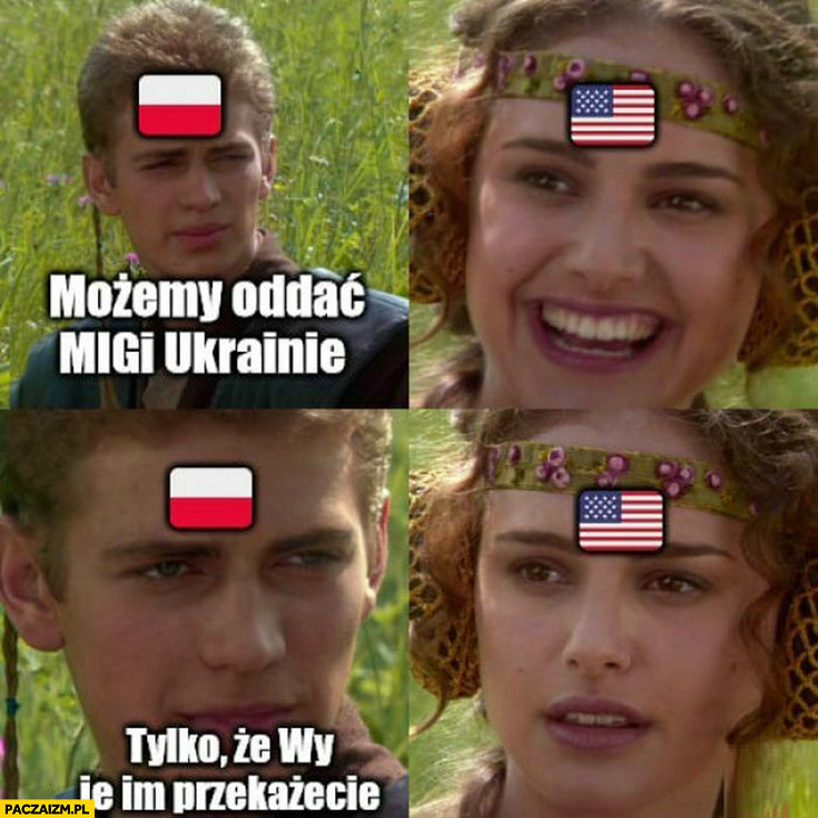 Polska do USA możemy oddać MIGi Ukrainie tylko, że wy je im przekażecie star wars gwiezdne wojny