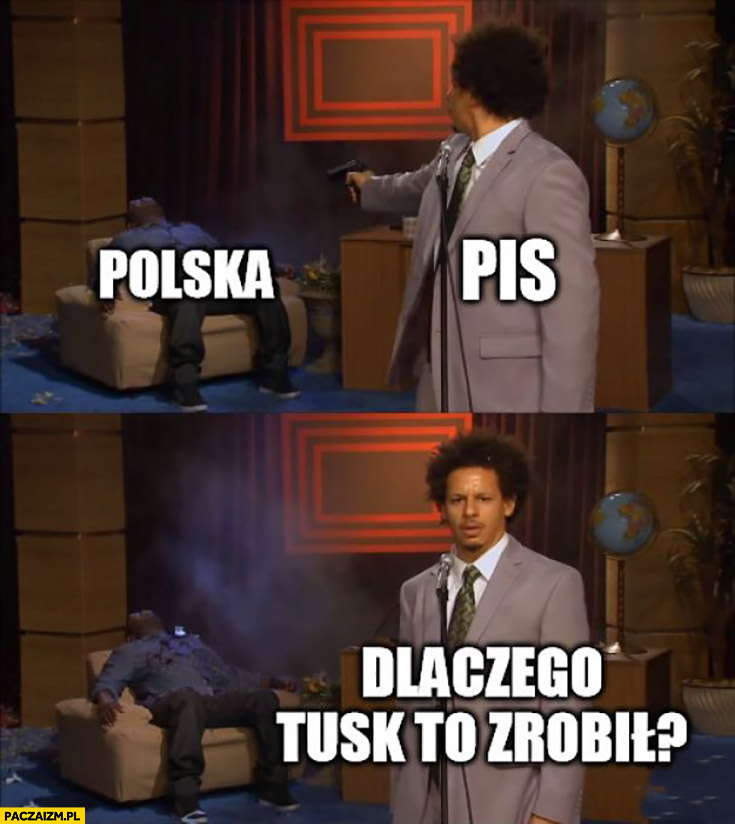 Polska PiS strzela potem pyta dlaczego Tusk to zrobił?