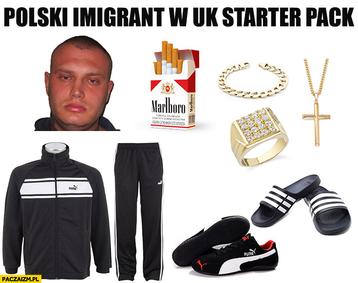 Polski imigrant w UK starter pack