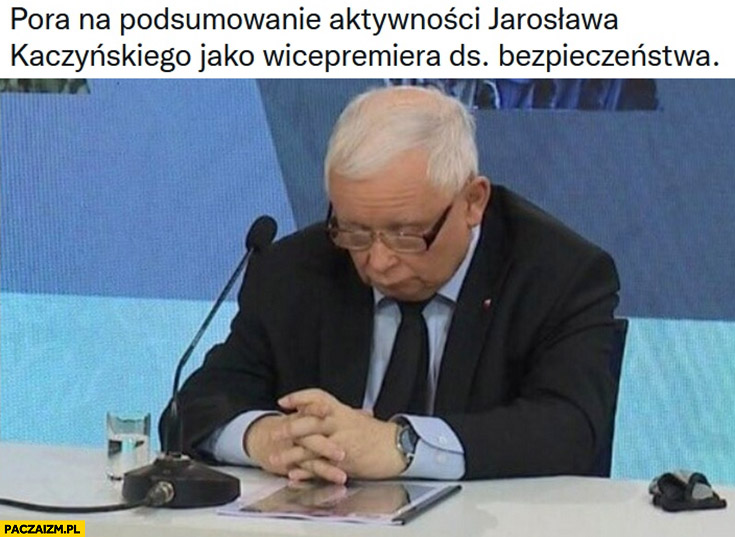 Pora na podsumowanie aktywności Jarosława Kaczyńskiego jako wicepremiera ds bezpieczeństwa