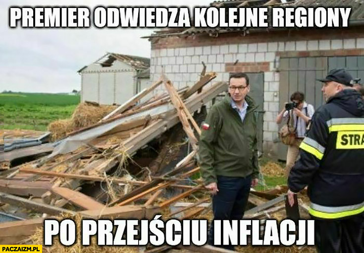 Premier Morawiecki odwiedza kolejne regiony po przejściu inflacji