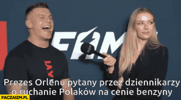 Prezes Orlenu pytany przez dziennikarzy o ruchanie Polaków na cenie benzyny Alan Kwieciński Fame MMA