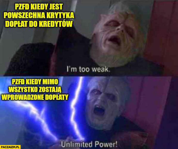 PZFD kiedy jest powszechna krytyka dopłat do kredytów vs kiedy mimo wszystko zostają wprowadzone dopłaty unlimited power