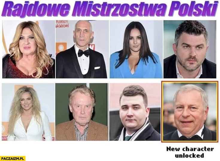Rajdowe mistrzostwa polski nowa postać odblokowana Jerzy Stuhr