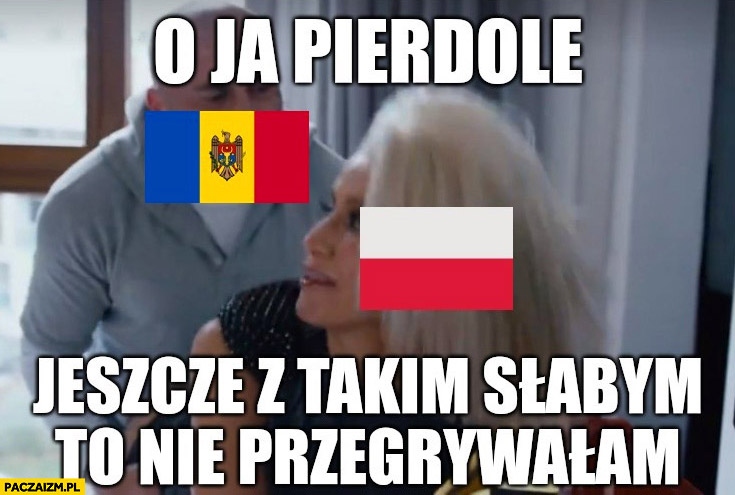 Reprezentacja polski Mołdawia jeszcze z takim słabym to nie przegrywałam