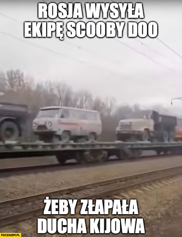 Rosja wysłała ekipę Scooby-doo żeby złapała ducha Kijowa