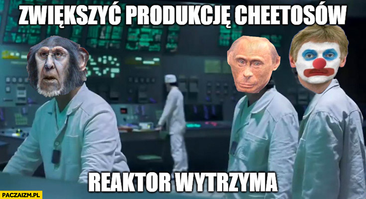 Rosja zwiększyć produkcje cheetosów reaktor wytrzyma Putin Ławrow Pieskow
