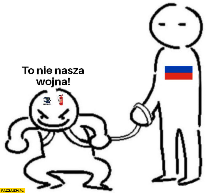 Ruski troll konfiarz to nie nasza wojna na smyczy rosji