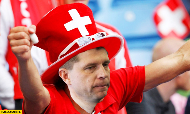 Ryszard Petru smutny po meczu Polska Szwajcaria