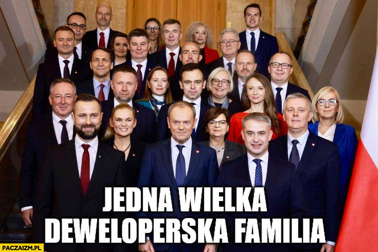 Rząd koalicja obywatelska jedna wielka deweloperska familia