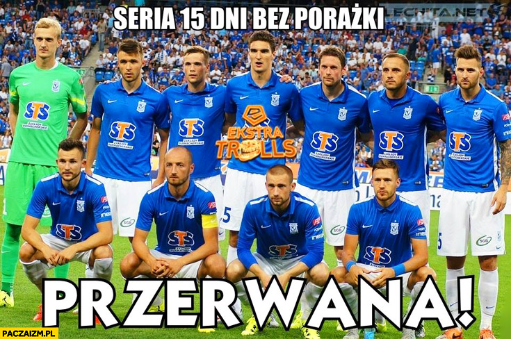 Seria 15 dni bez porażki przerwana Lech Poznań