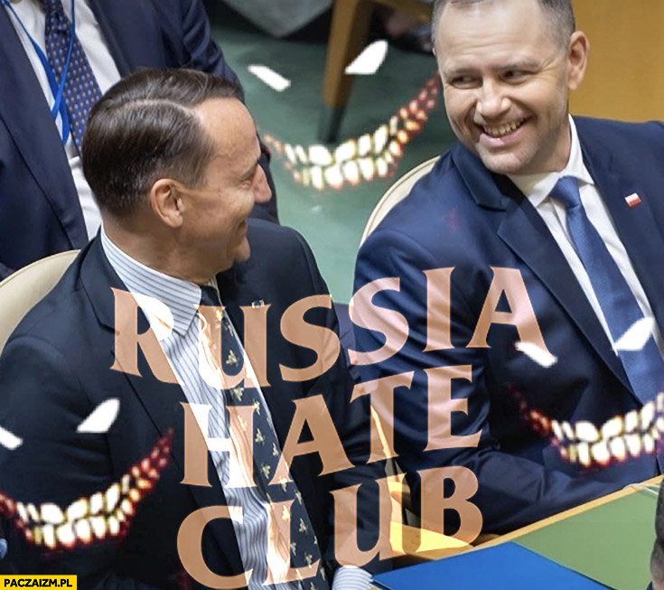 Sikorski Nawrocki russia hate club
