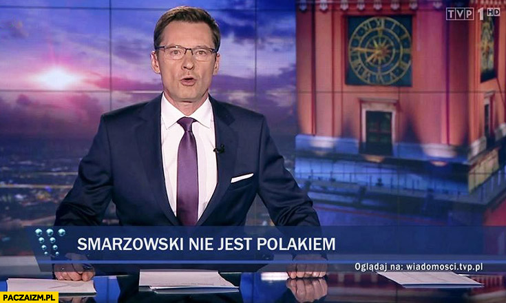 Smarzowski nie jest Polakiem pasek TVP Ziemiec