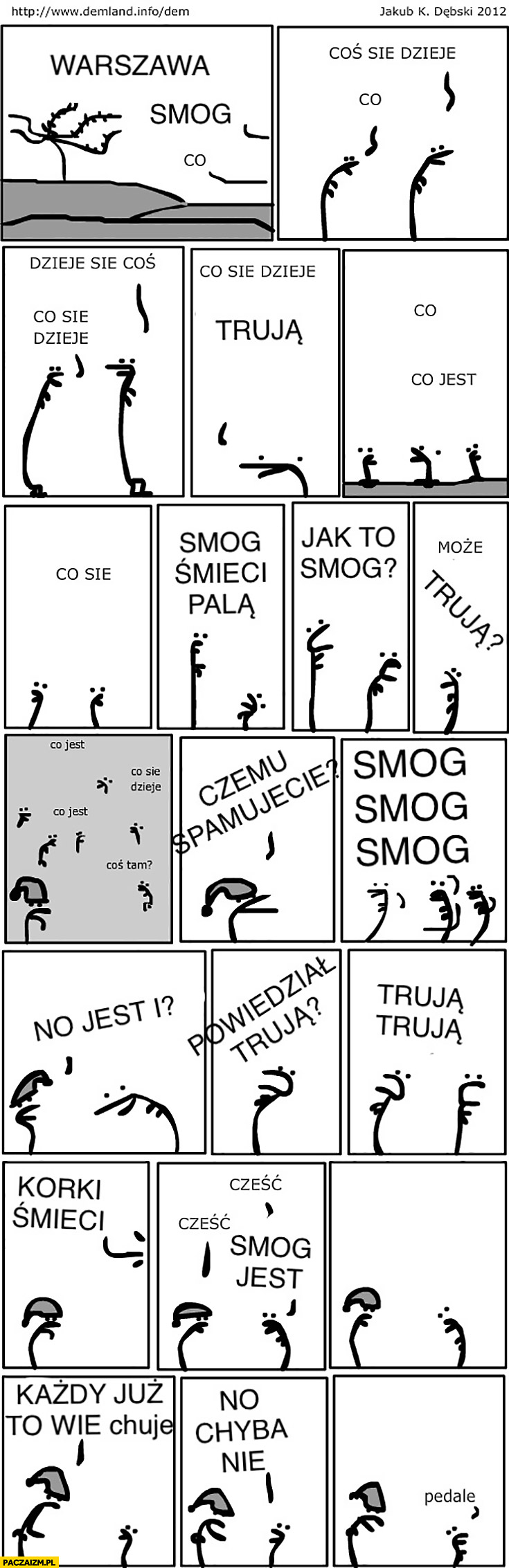 Smog komiks demland