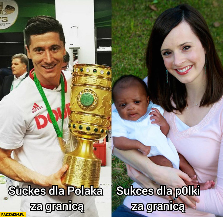 Sukces Polaka za granicą: Lewandowski z pucharem, sukces dla Polki za granicą czarne dziecko