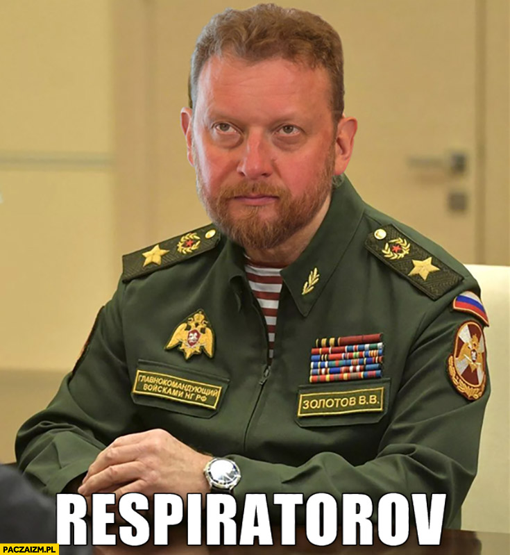 Szumowski rosyjski generał Respiratov przeróbka