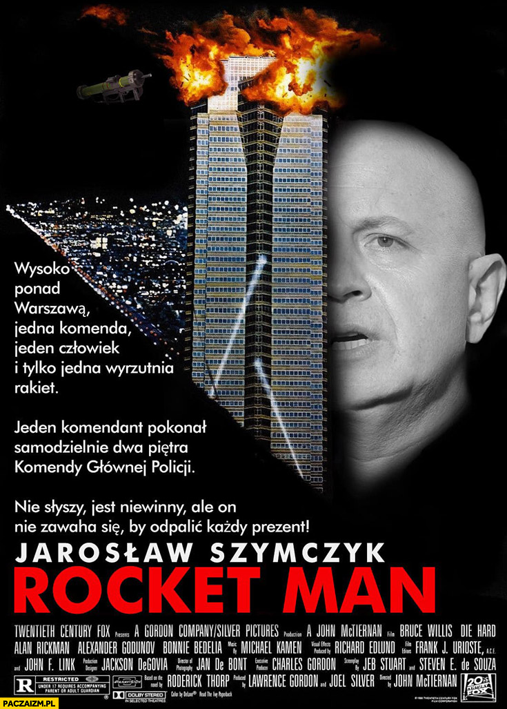 Szymczyk rocket man okładka plakat filmu