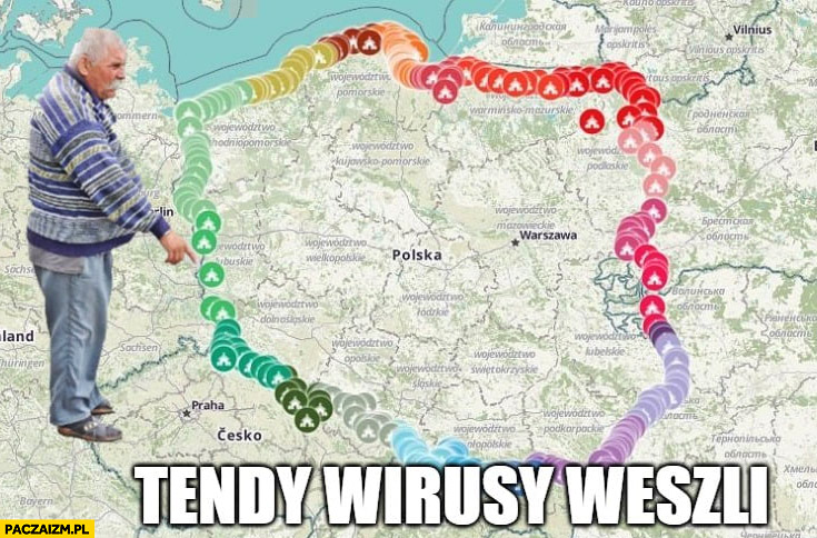 Tędy wirusy weszli granica polski różaniec do granic dziura na granicy z Niemcami